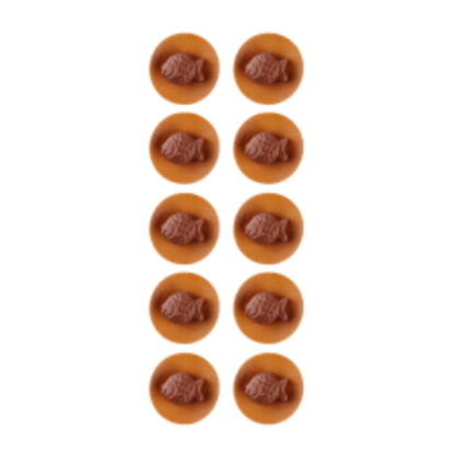 10 x Chocolate Fish resmi