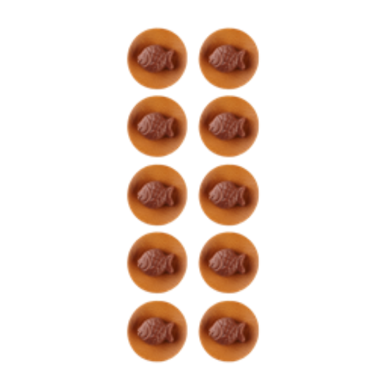 10 x Chocolate Fish resmi
